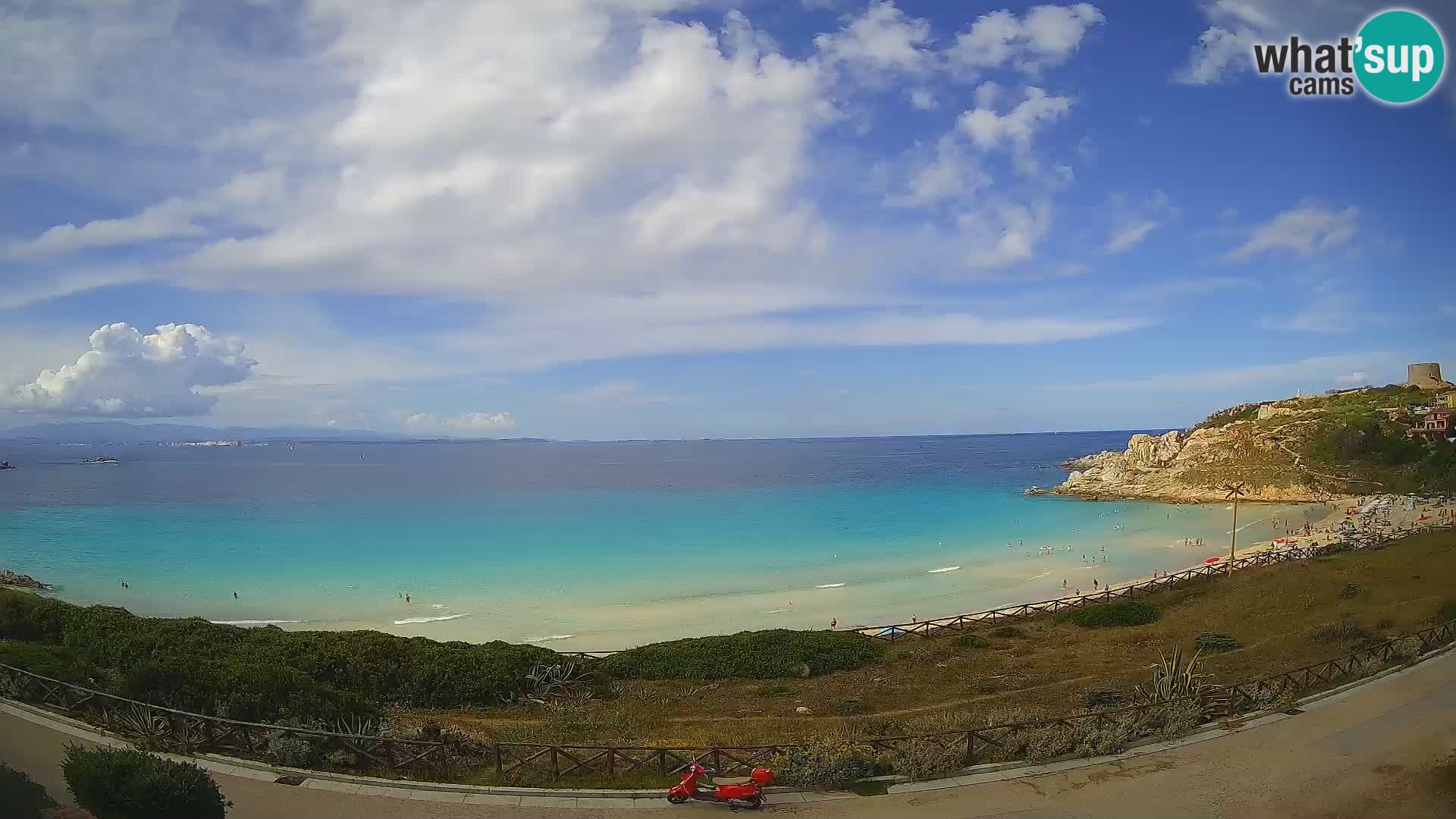 Webcam de la plage Rena Bianca – Santa Teresa Gallura – Sardaigne