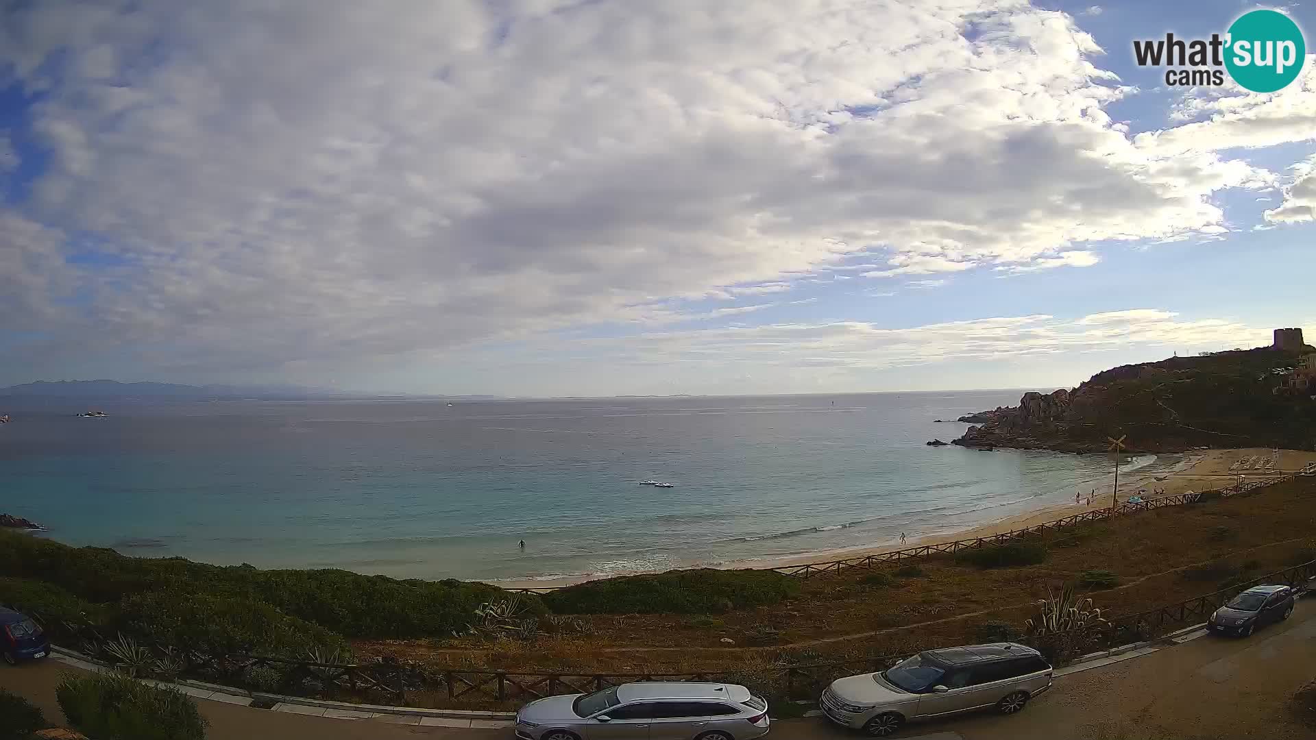 Spletna kamera plaža Rena Bianca – Santa Teresa Gallura – Sardinija