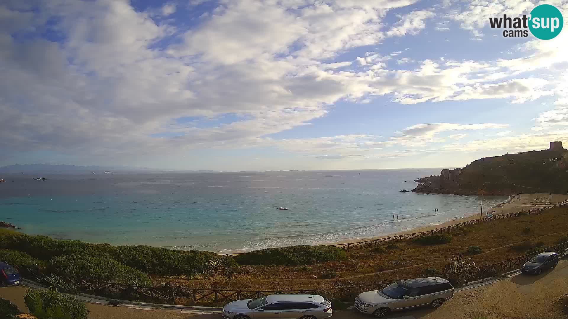 Spletna kamera plaža Rena Bianca – Santa Teresa Gallura – Sardinija