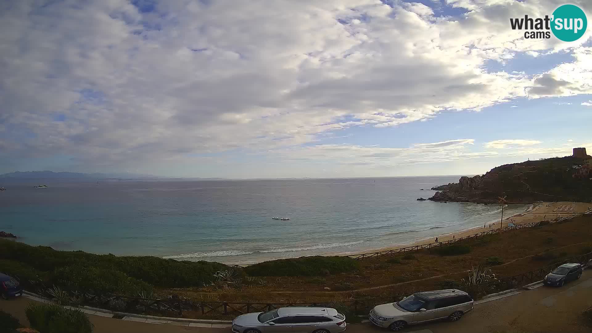 Spletna kamera plaža Rena Bianca – Santa Teresa Gallura – Sardinija