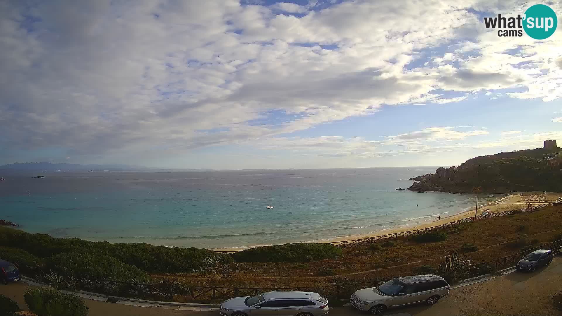 Web kamera plaže Rena Bianca – Santa Teresa Gallura – Sardinija