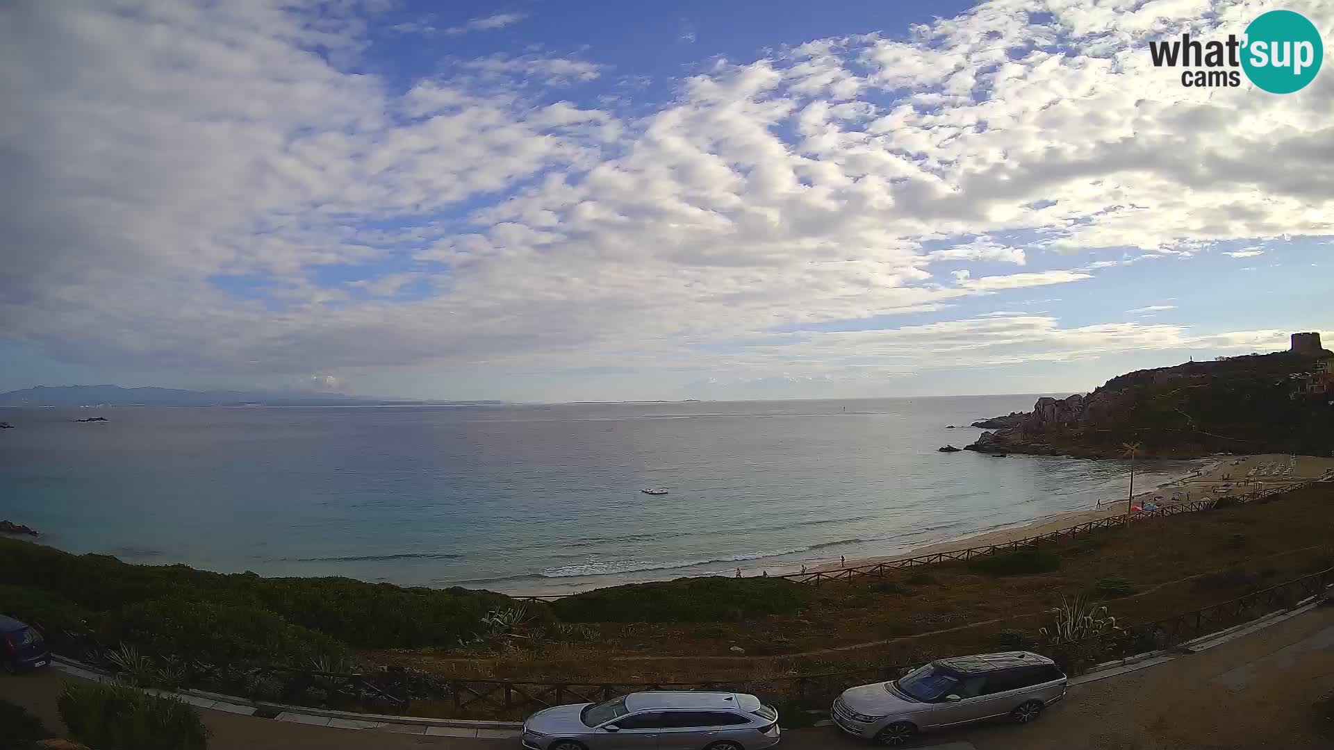 Web kamera plaže Rena Bianca – Santa Teresa Gallura – Sardinija