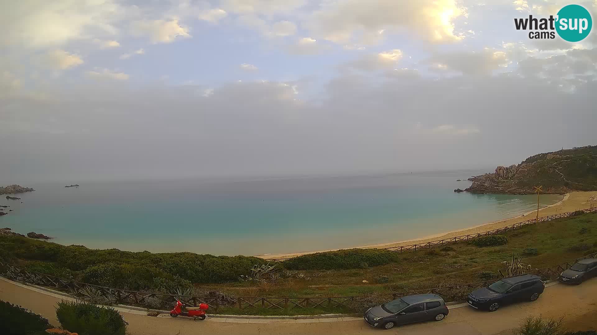 Webcam Rena Bianca beach – Spiaggia Rena Bianca – Santa Teresa Gallura – Sardinia