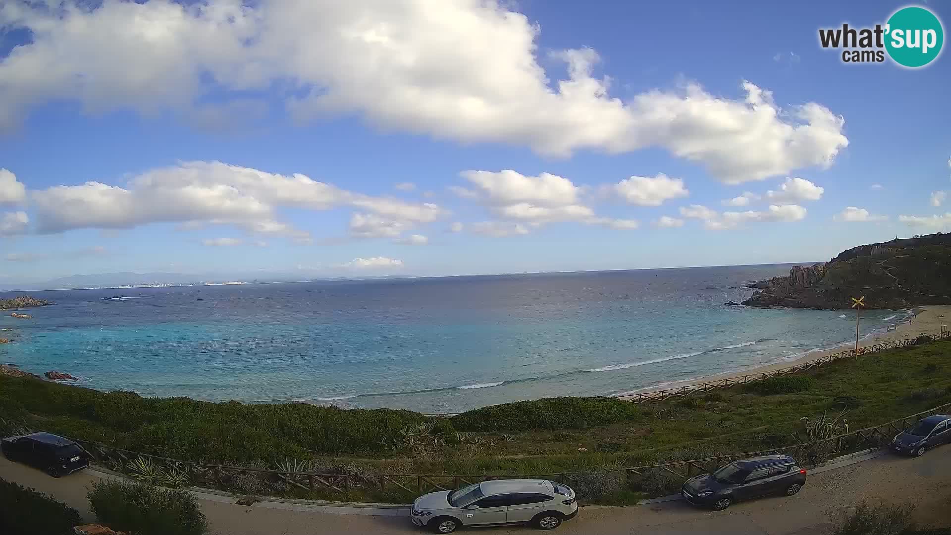 Webcam Rena Bianca beach – Spiaggia Rena Bianca – Santa Teresa Gallura – Sardinia