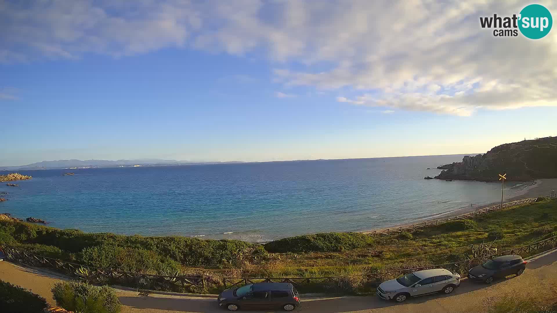 Webcam Rena Bianca beach – Spiaggia Rena Bianca – Santa Teresa Gallura – Sardinia