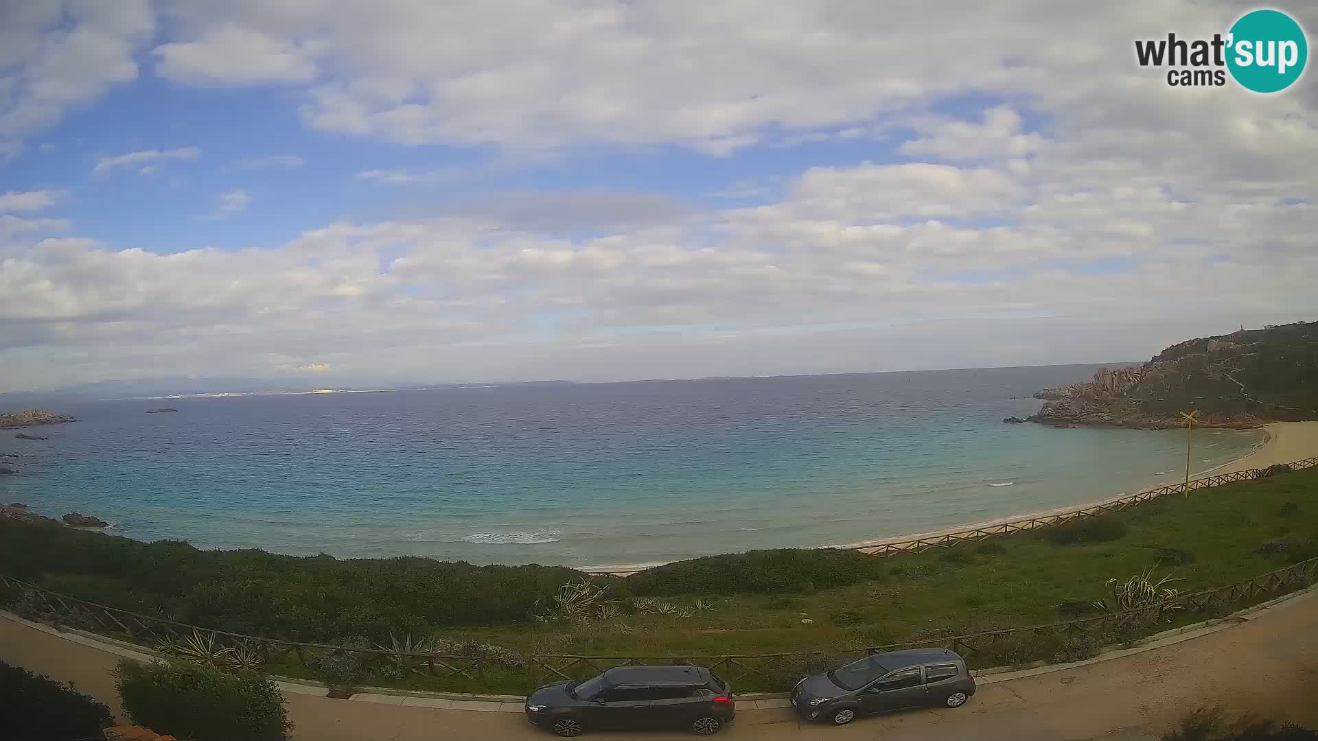 Spletna kamera plaža Rena Bianca – Santa Teresa Gallura – Sardinija