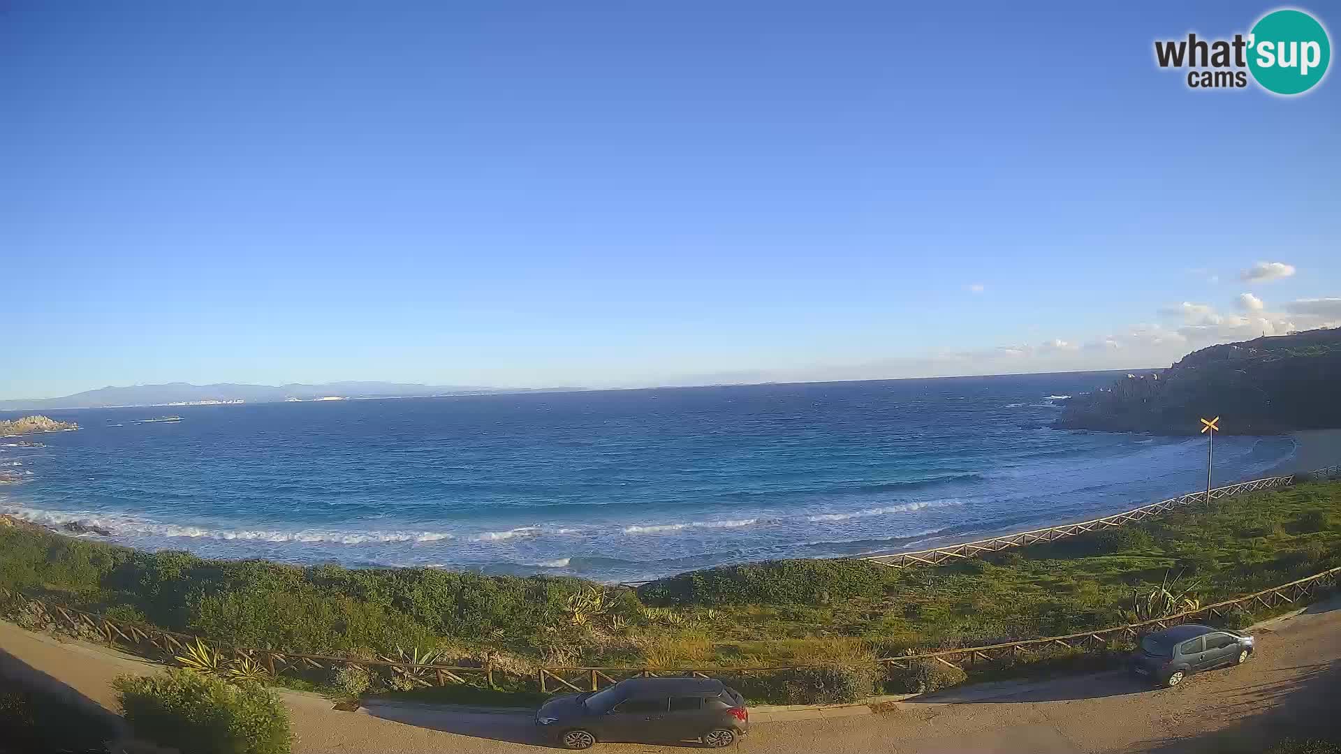 Spletna kamera plaža Rena Bianca – Santa Teresa Gallura – Sardinija