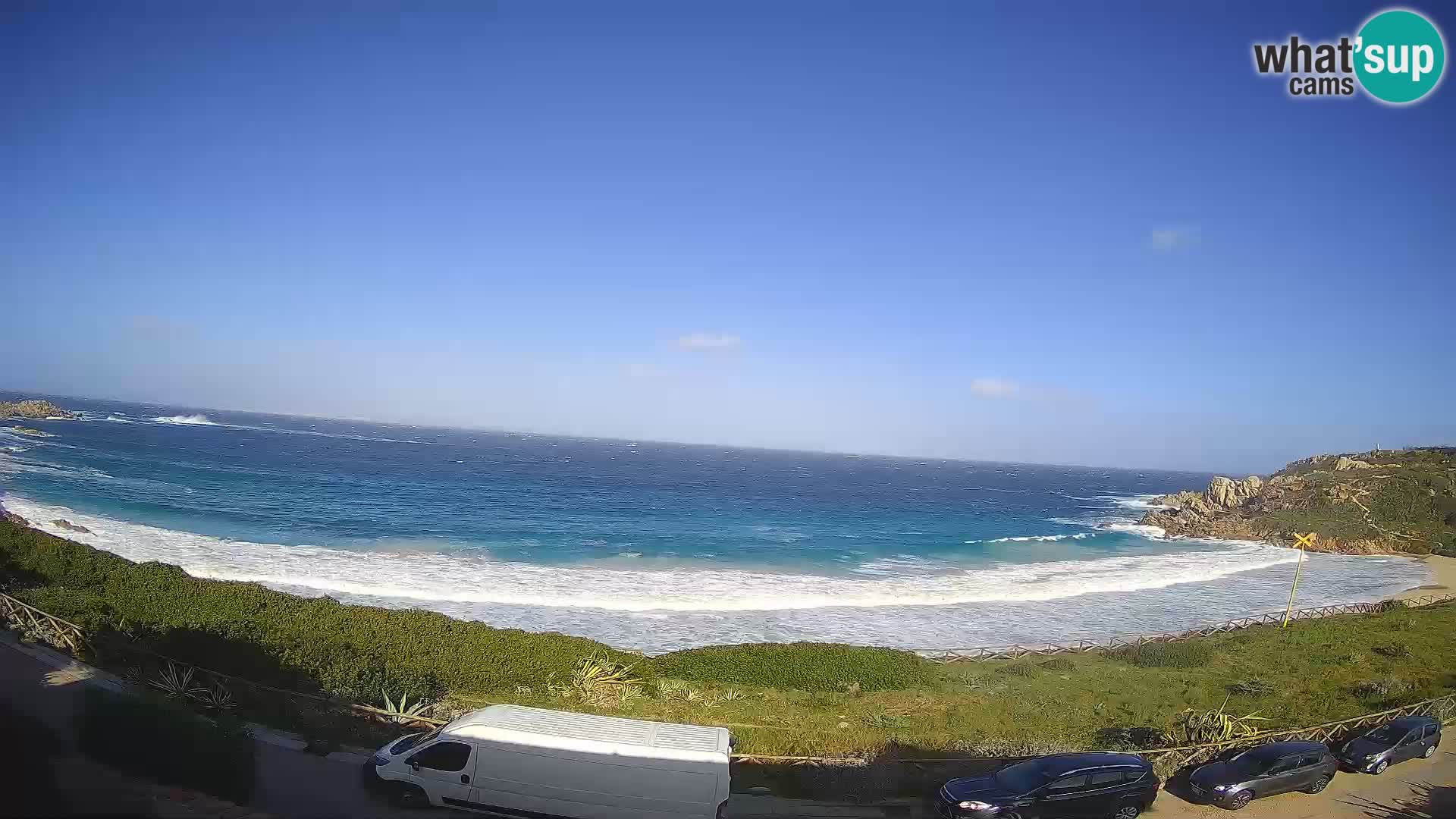 Spletna kamera plaža Rena Bianca – Santa Teresa Gallura – Sardinija