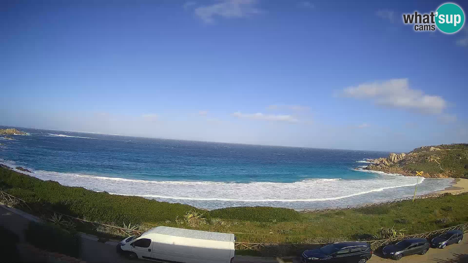 Spletna kamera plaža Rena Bianca – Santa Teresa Gallura – Sardinija