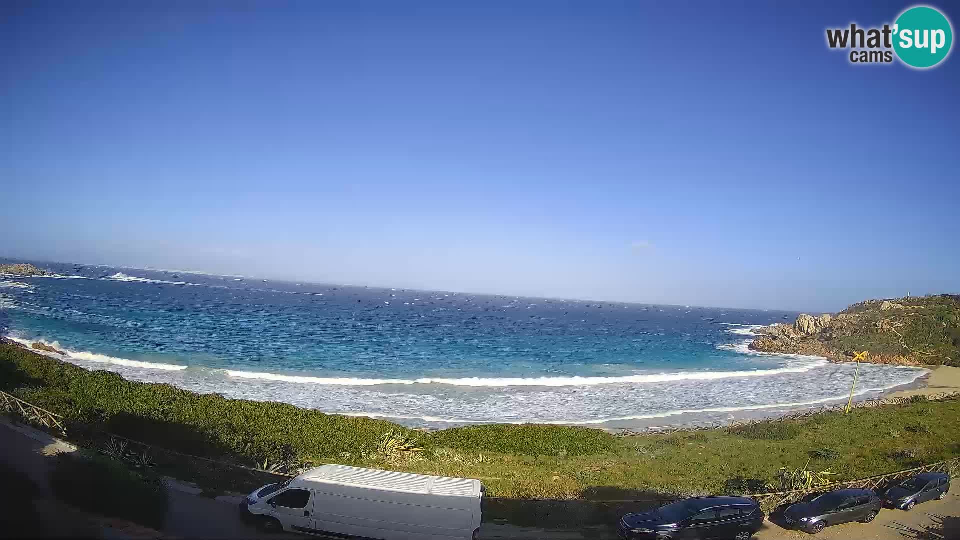 Spletna kamera plaža Rena Bianca – Santa Teresa Gallura – Sardinija