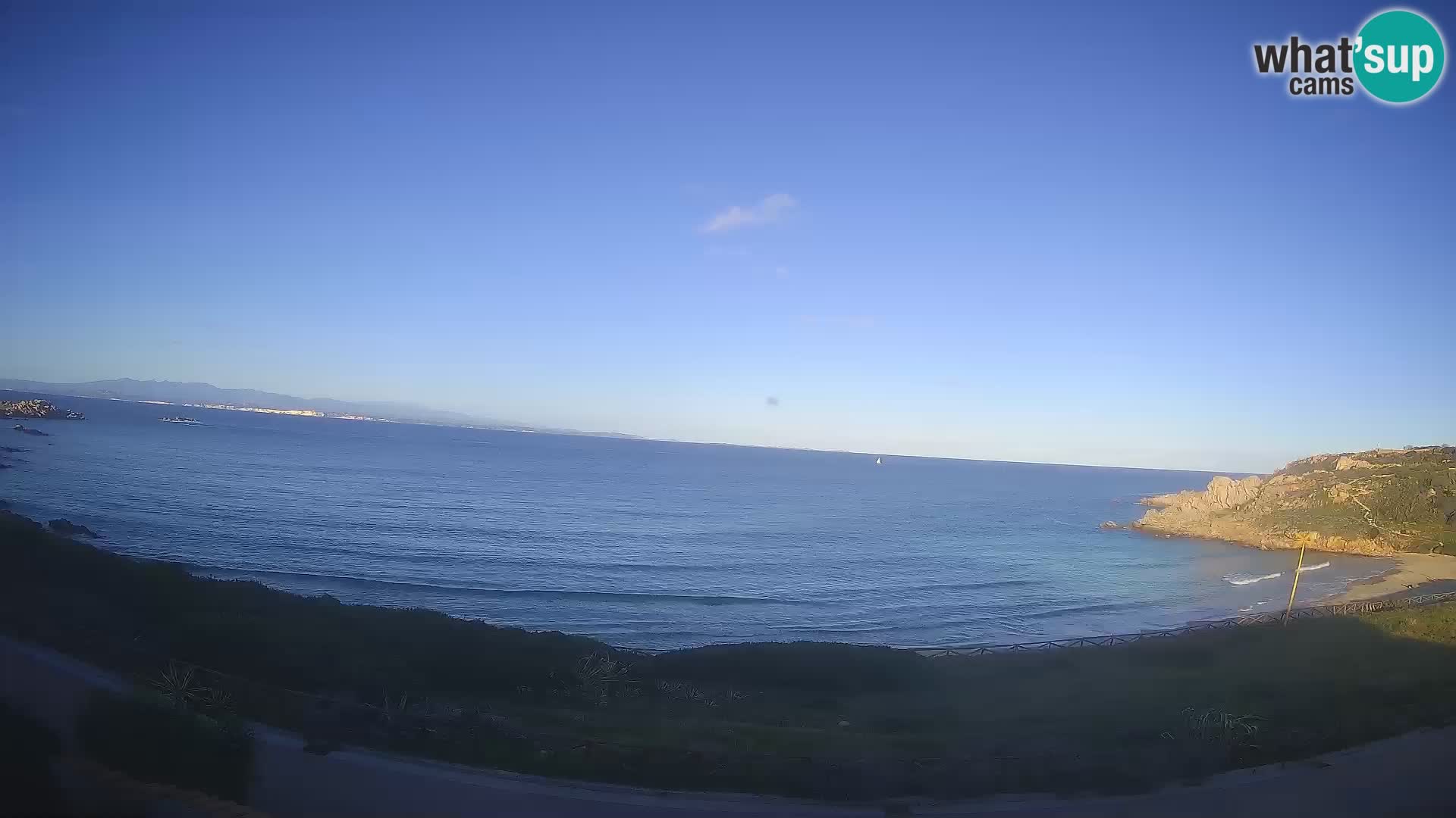 Spletna kamera plaža Rena Bianca – Santa Teresa Gallura – Sardinija