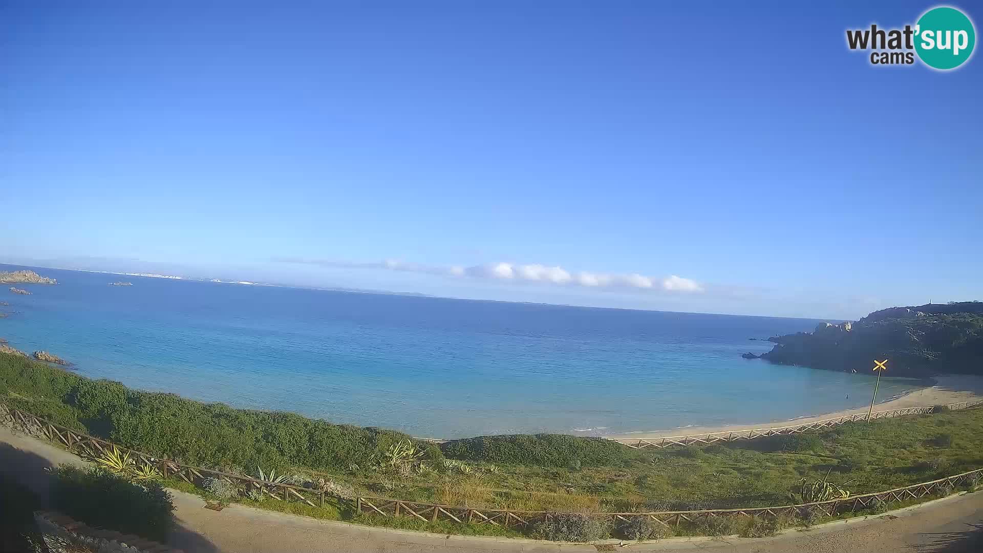 Spletna kamera plaža Rena Bianca – Santa Teresa Gallura – Sardinija