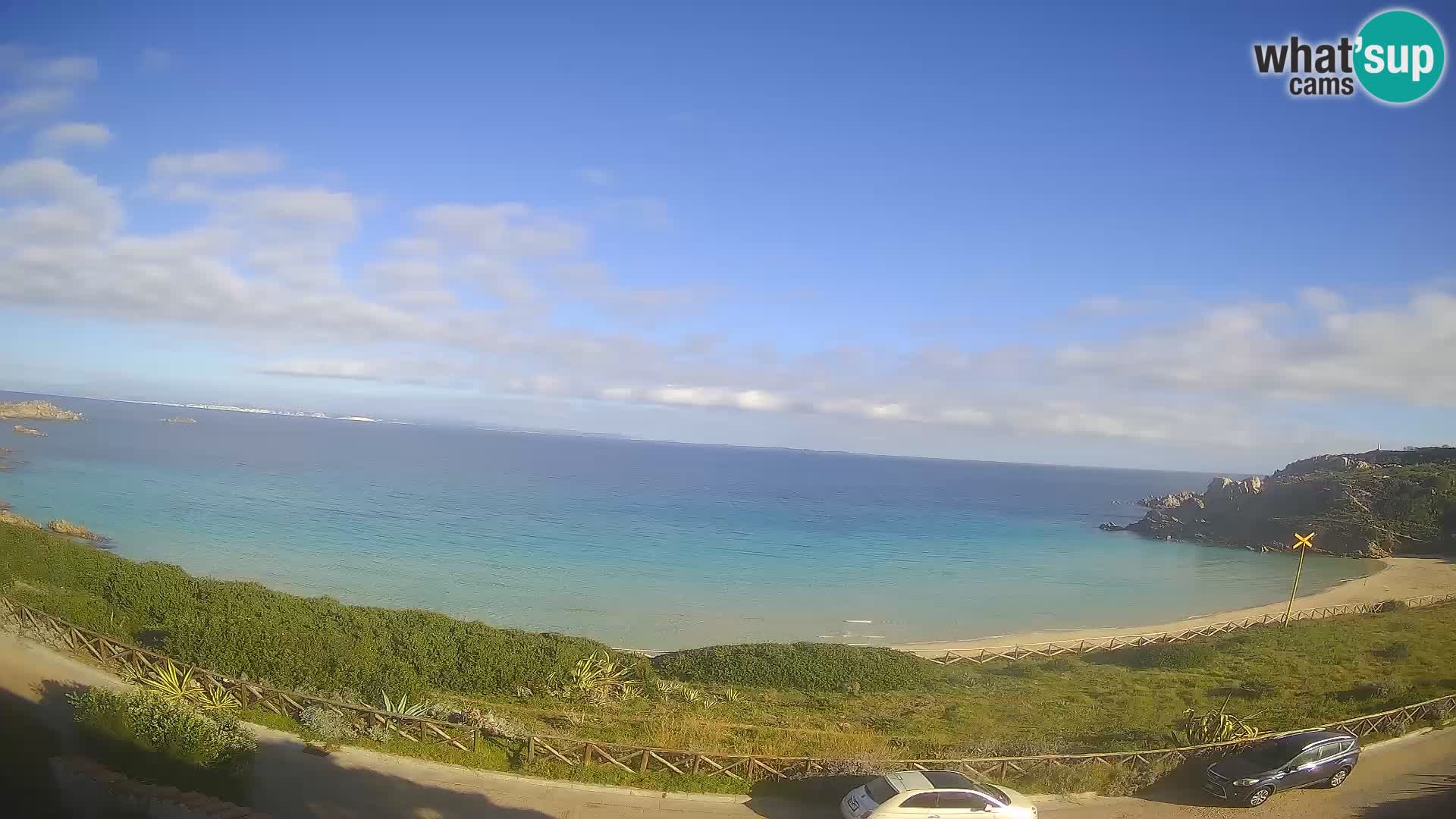 Spletna kamera plaža Rena Bianca – Santa Teresa Gallura – Sardinija