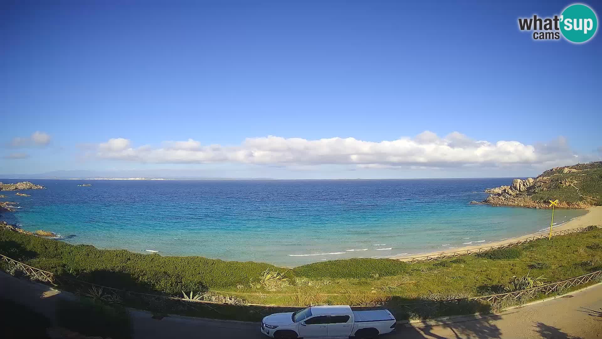 Web kamera plaže Rena Bianca – Santa Teresa Gallura – Sardinija