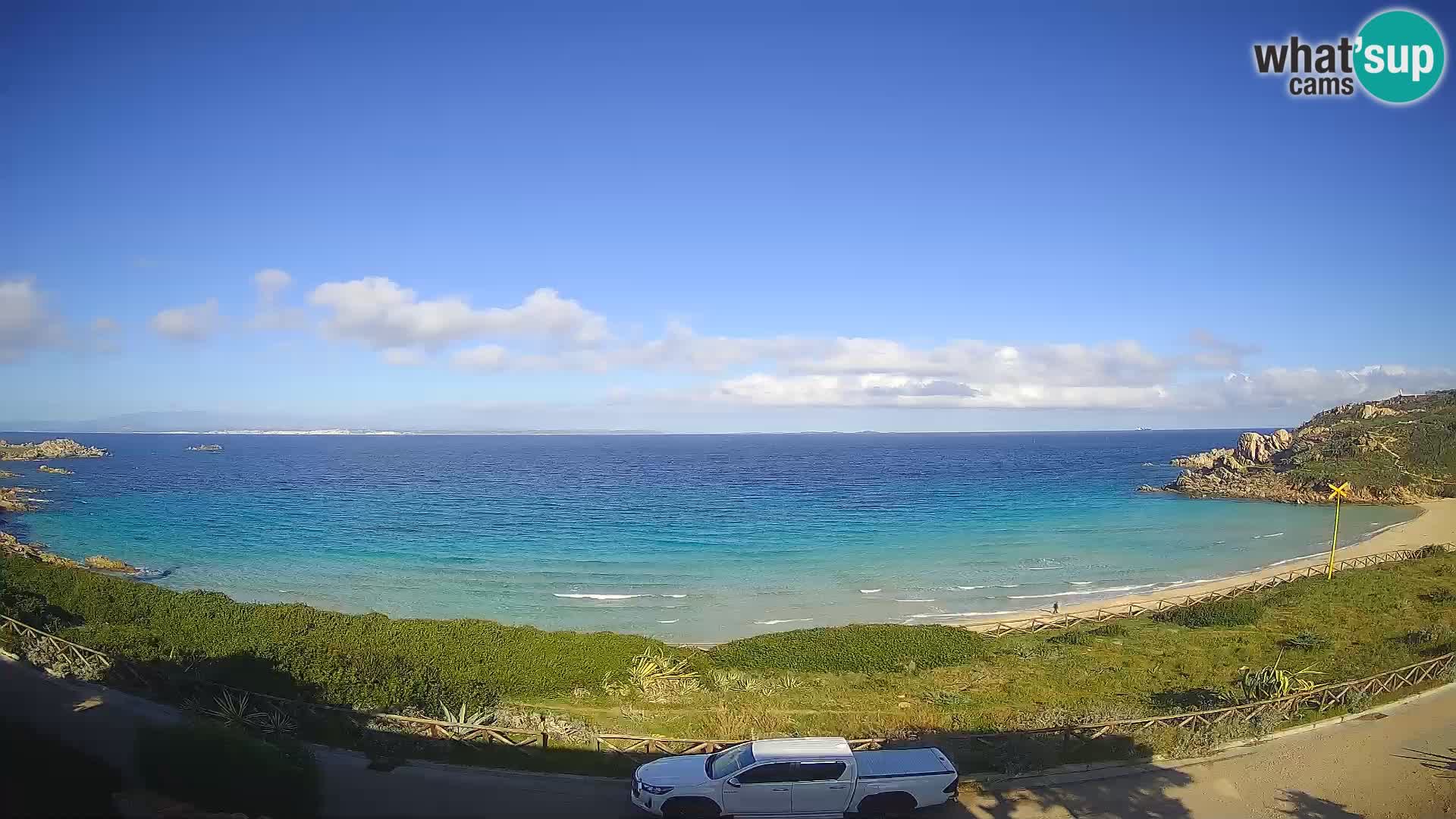 Web kamera plaže Rena Bianca – Santa Teresa Gallura – Sardinija