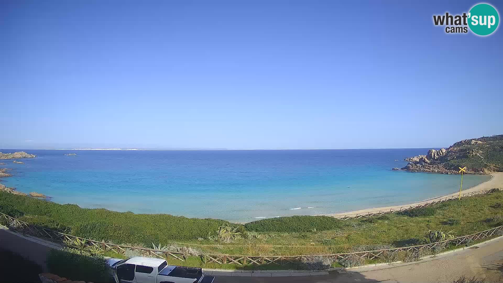 Spletna kamera plaža Rena Bianca – Santa Teresa Gallura – Sardinija