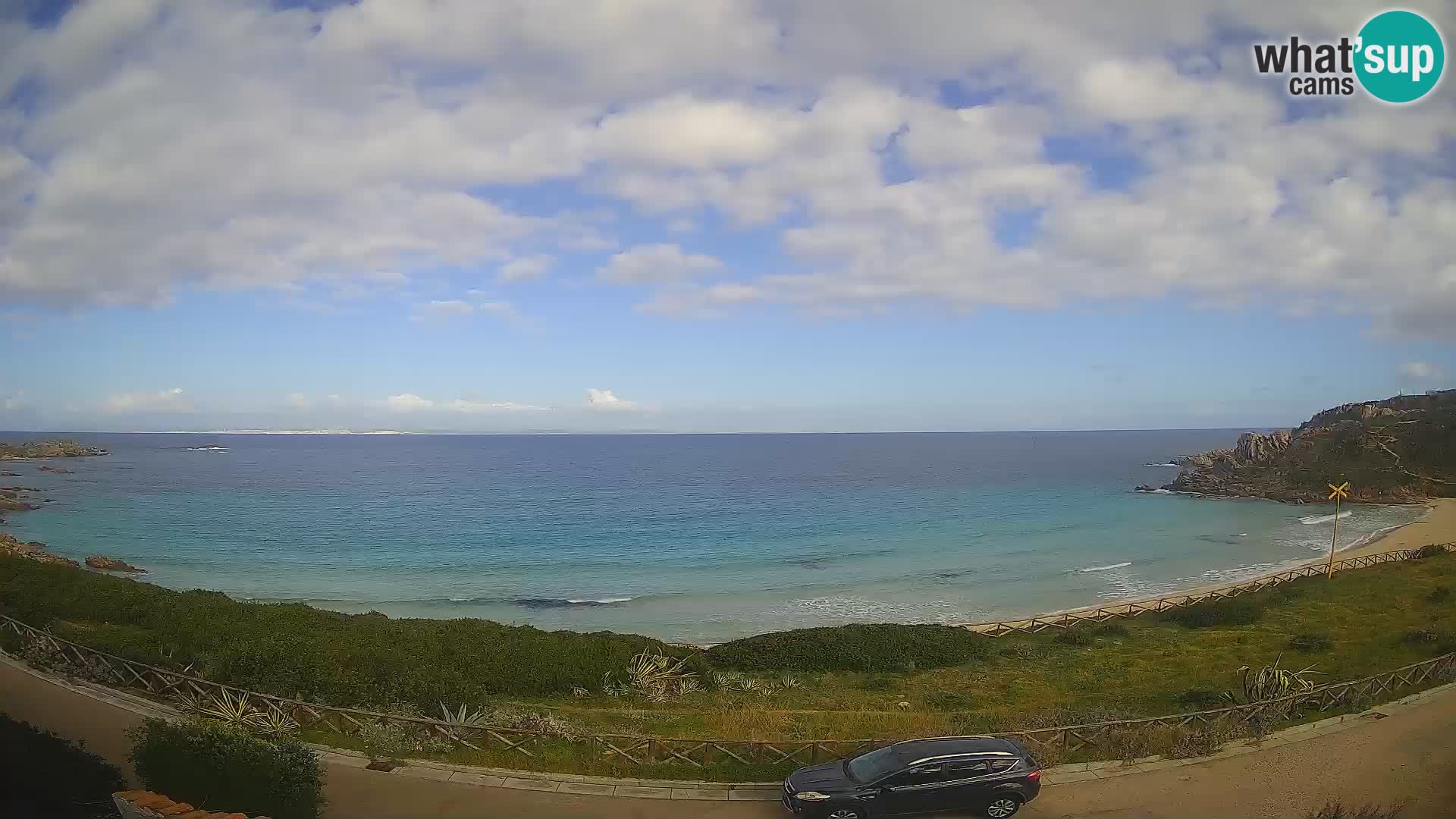 Spletna kamera plaža Rena Bianca – Santa Teresa Gallura – Sardinija