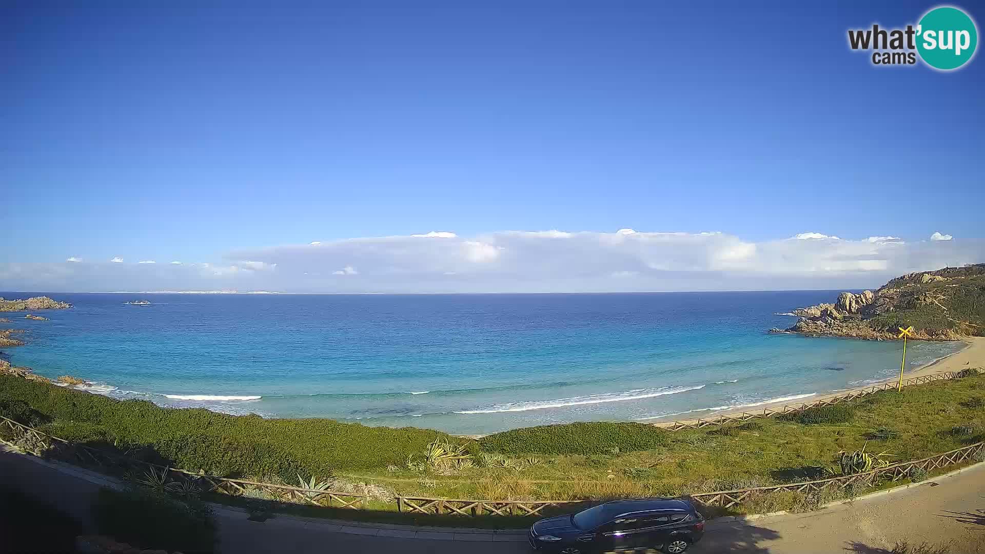 Spletna kamera plaža Rena Bianca – Santa Teresa Gallura – Sardinija