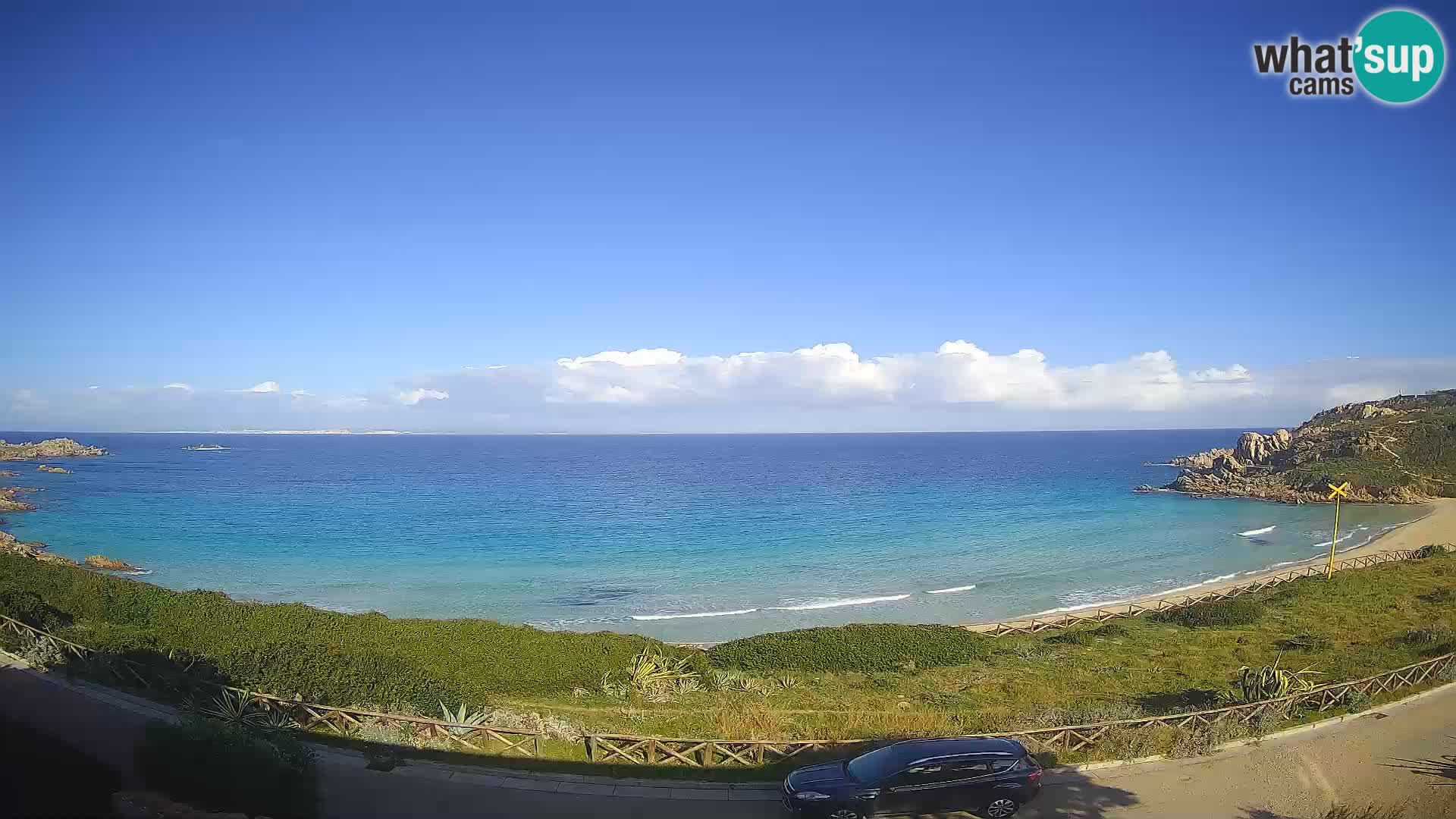 Spletna kamera plaža Rena Bianca – Santa Teresa Gallura – Sardinija