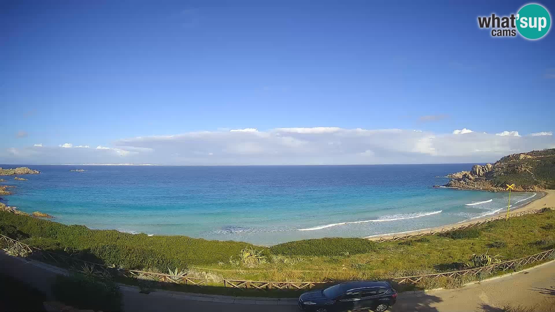 Spletna kamera plaža Rena Bianca – Santa Teresa Gallura – Sardinija