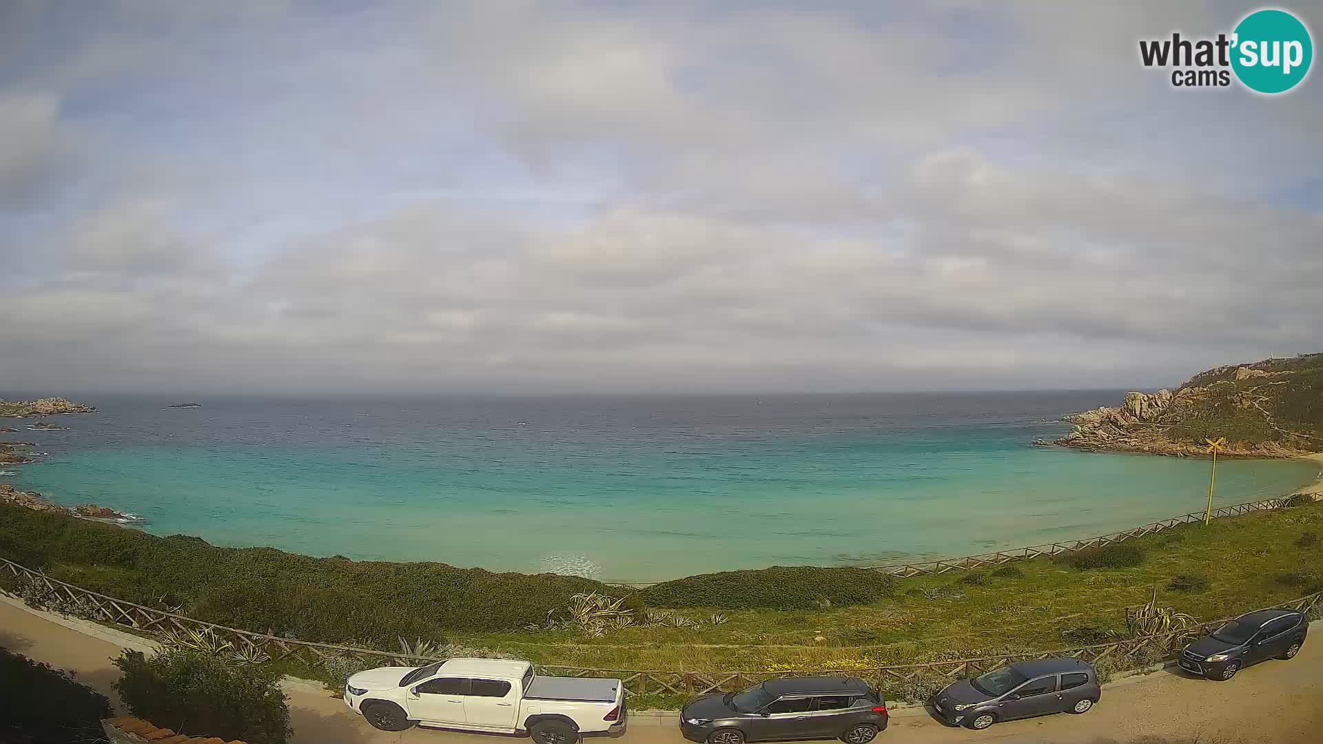 Spletna kamera plaža Rena Bianca – Santa Teresa Gallura – Sardinija