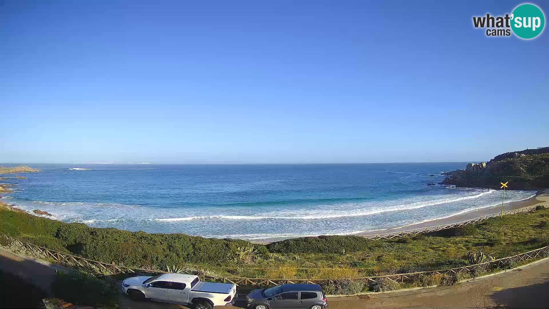 Spletna kamera plaža Rena Bianca – Santa Teresa Gallura – Sardinija