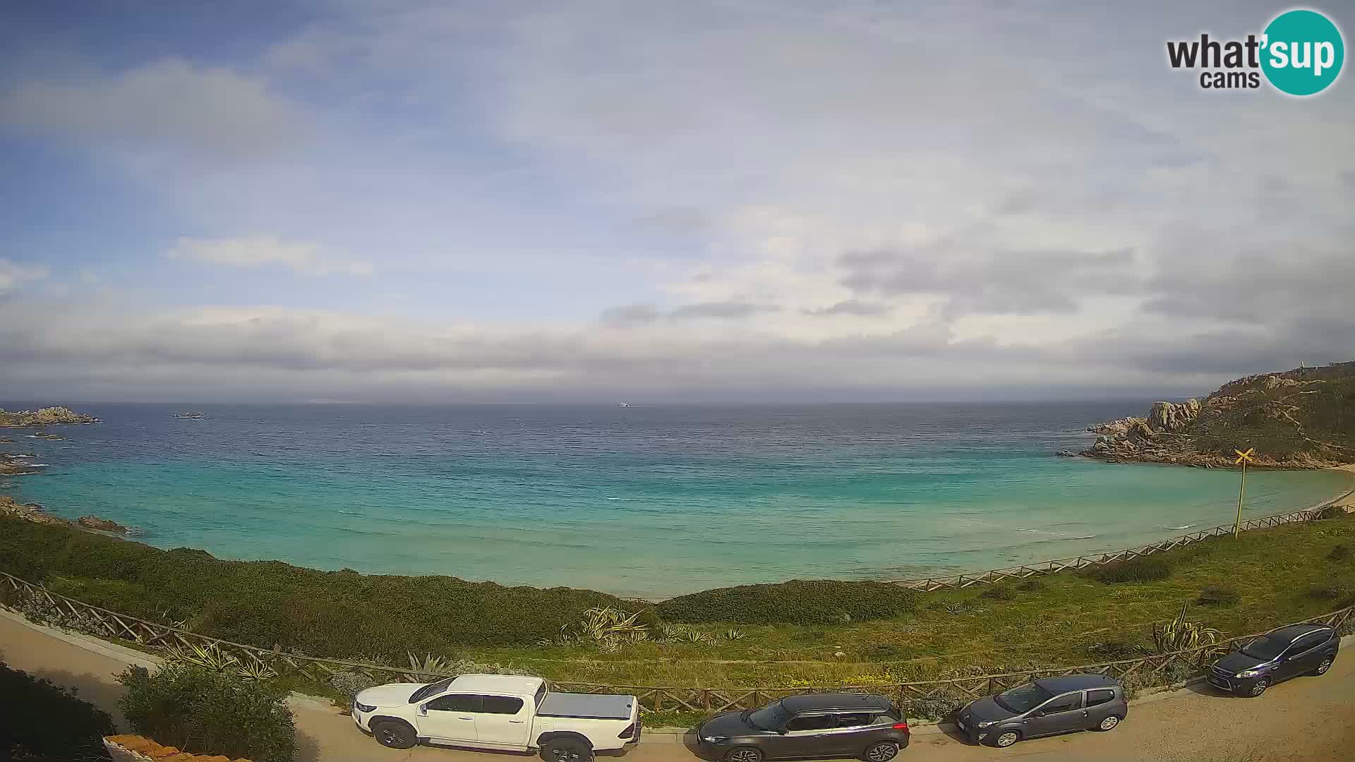 Spletna kamera plaža Rena Bianca – Santa Teresa Gallura – Sardinija