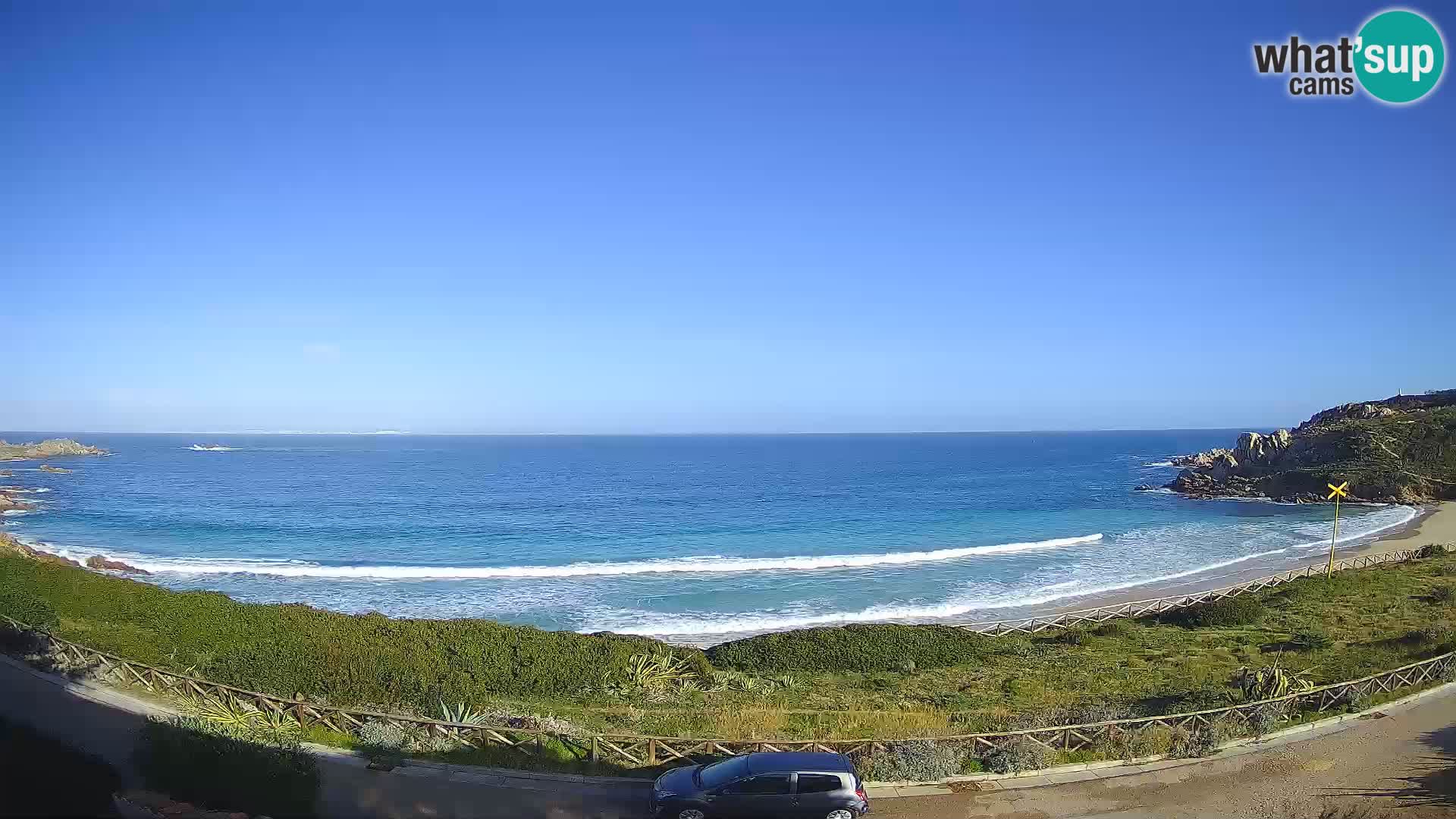 Spletna kamera plaža Rena Bianca – Santa Teresa Gallura – Sardinija