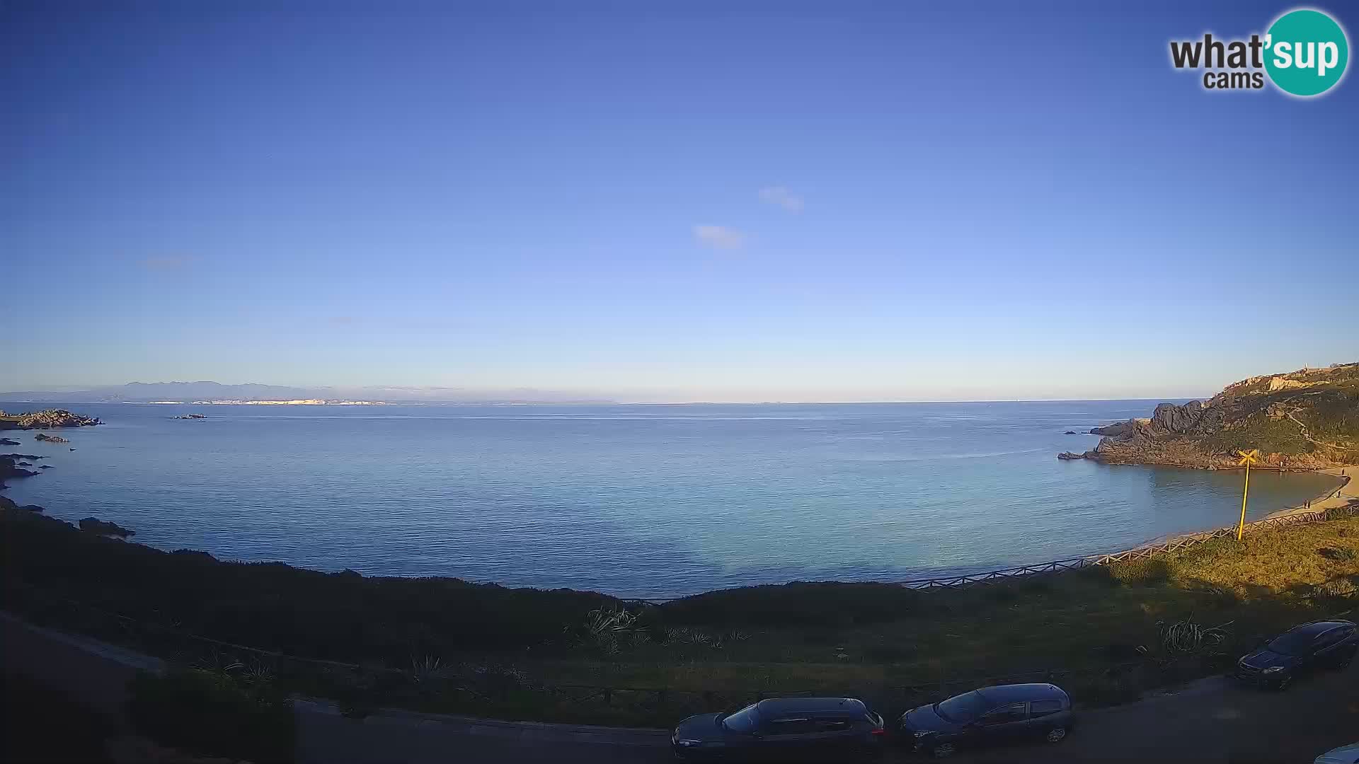 Spletna kamera plaža Rena Bianca – Santa Teresa Gallura – Sardinija