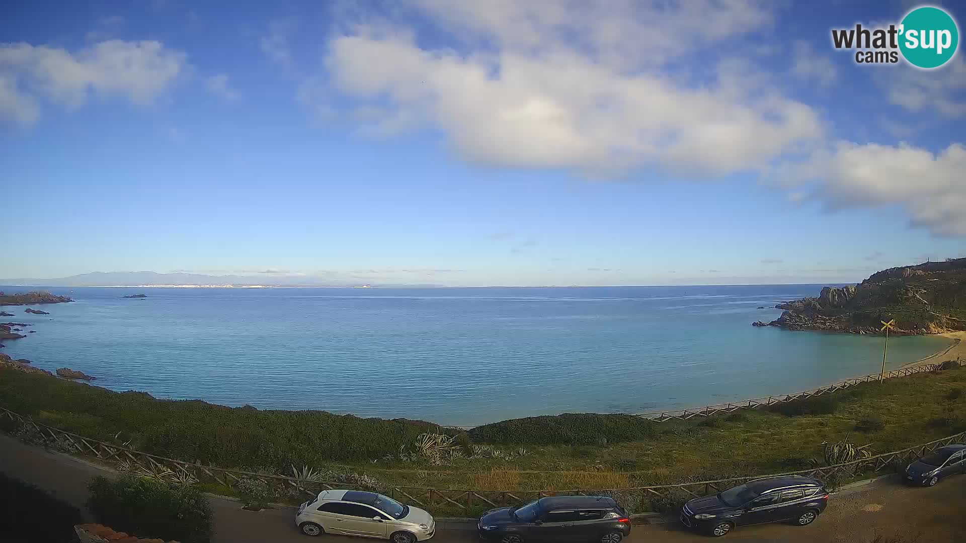 Spletna kamera plaža Rena Bianca – Santa Teresa Gallura – Sardinija