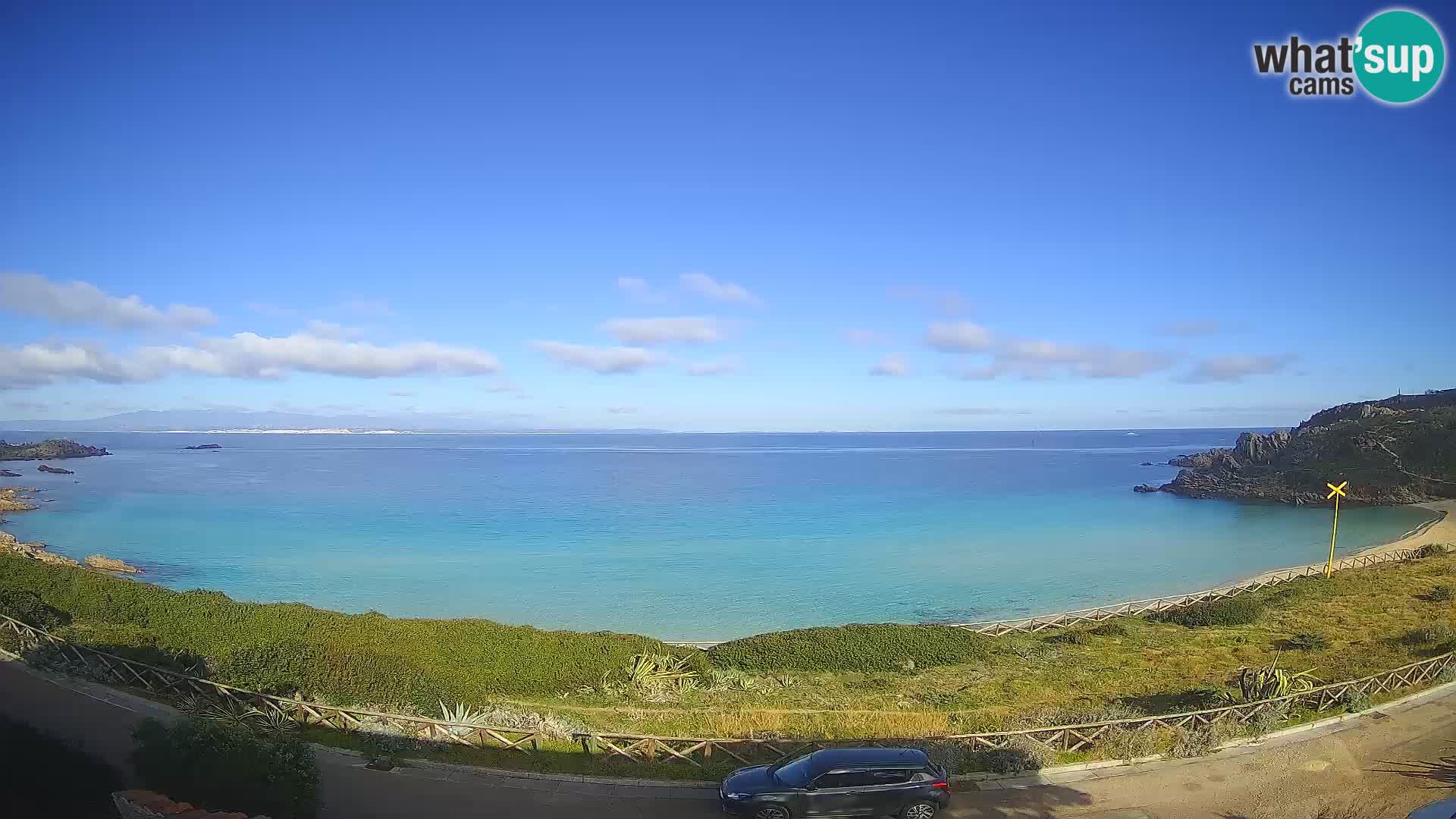 Spletna kamera plaža Rena Bianca – Santa Teresa Gallura – Sardinija