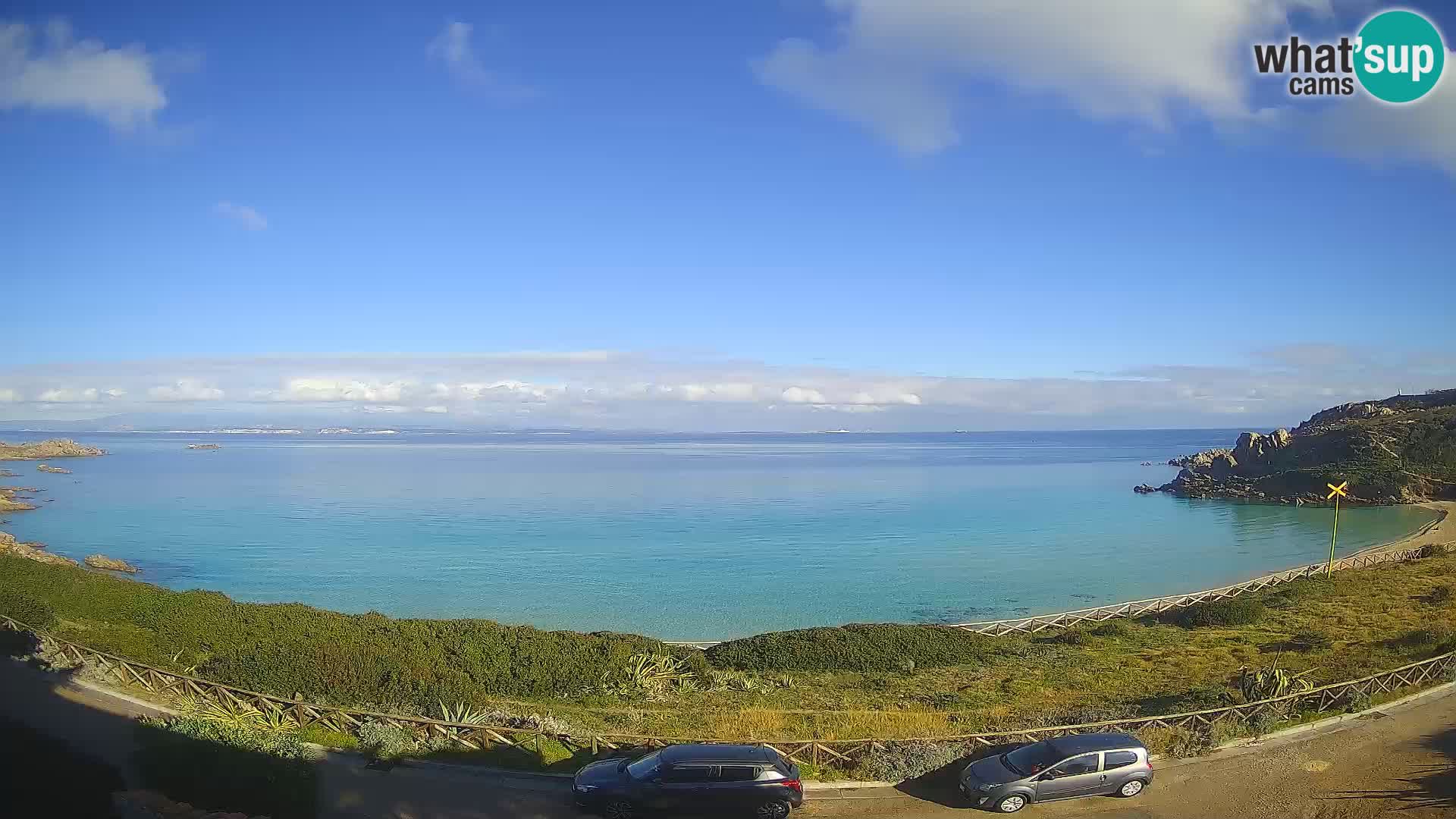 Webcam Rena Bianca beach – Spiaggia Rena Bianca – Santa Teresa Gallura – Sardinia