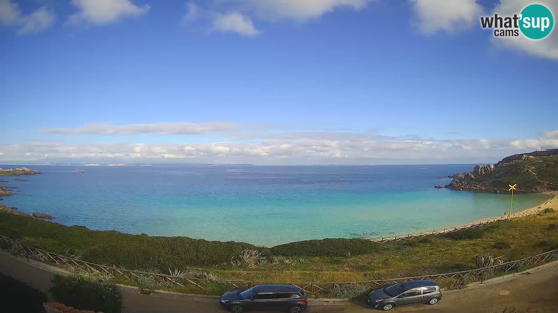 Spletna kamera plaža Rena Bianca – Santa Teresa Gallura – Sardinija