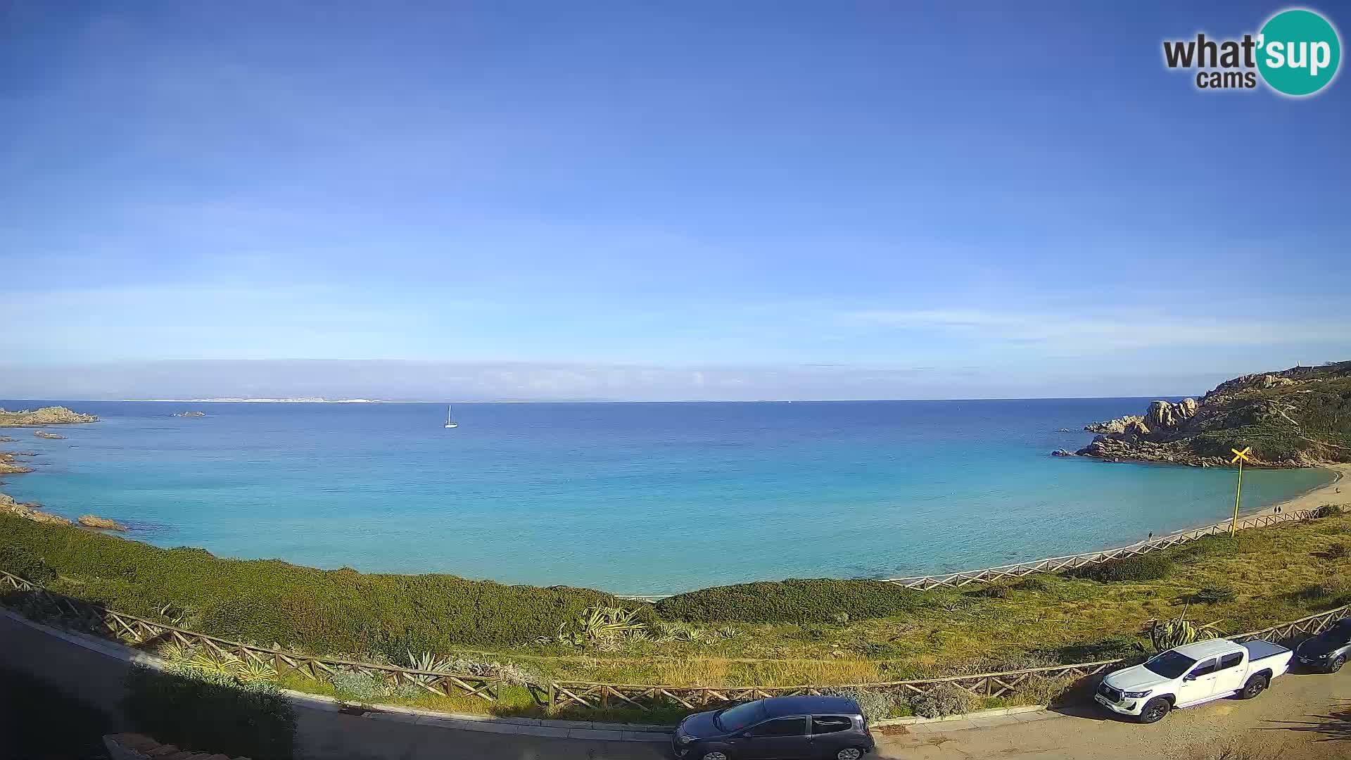 Web kamera plaže Rena Bianca – Santa Teresa Gallura – Sardinija