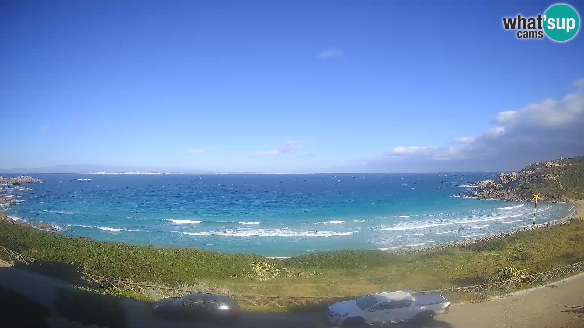 Webcam Rena Bianca beach – Spiaggia Rena Bianca – Santa Teresa Gallura – Sardinia