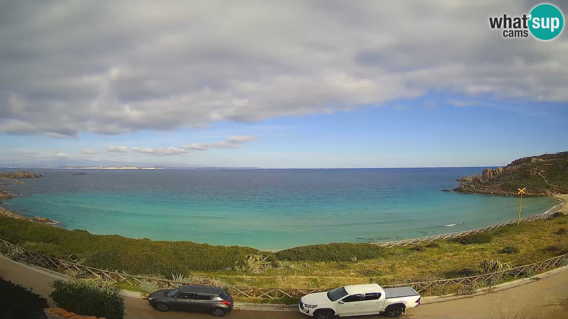 Webcam Rena Bianca beach – Spiaggia Rena Bianca – Santa Teresa Gallura – Sardinia