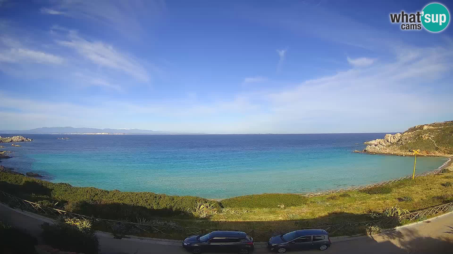 Web kamera plaže Rena Bianca – Santa Teresa Gallura – Sardinija