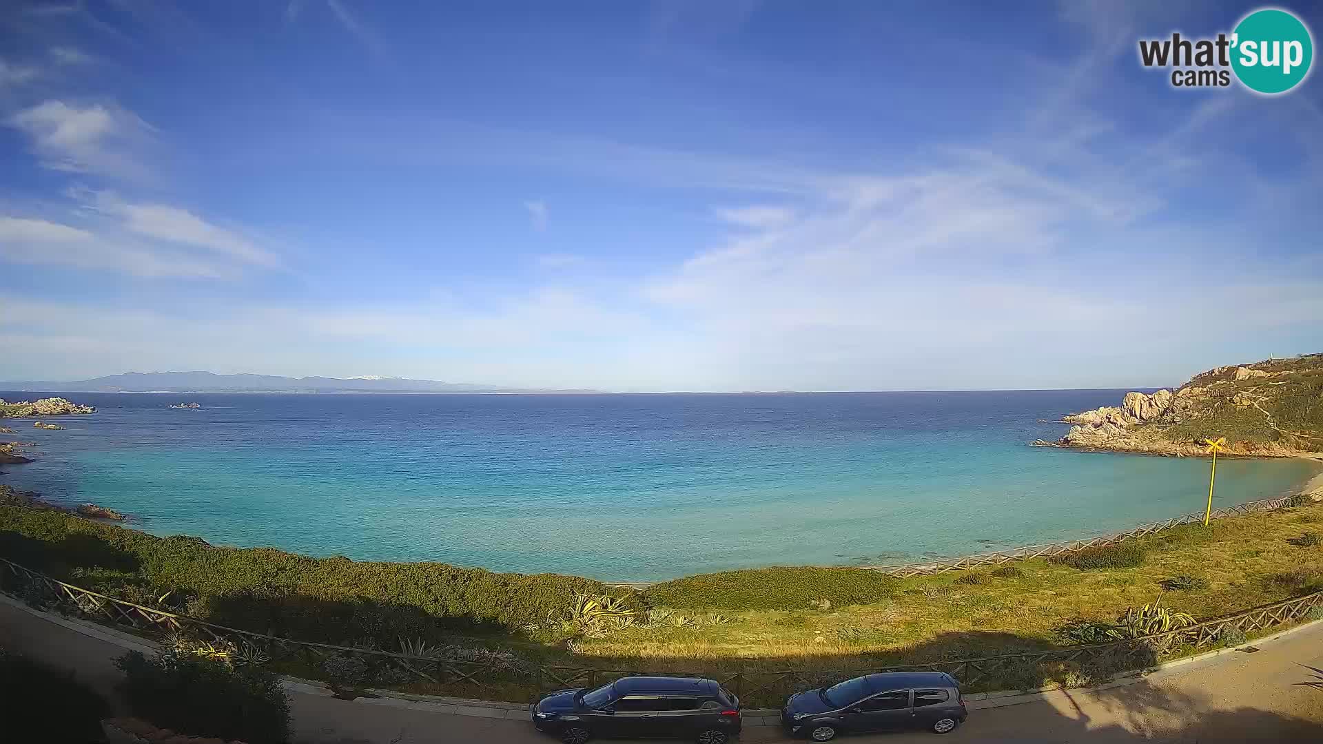 Spletna kamera plaža Rena Bianca – Santa Teresa Gallura – Sardinija