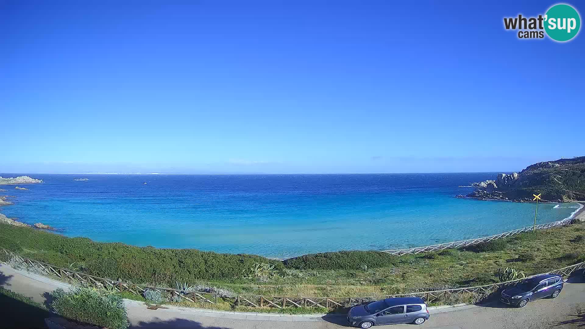 Spletna kamera plaža Rena Bianca – Santa Teresa Gallura – Sardinija