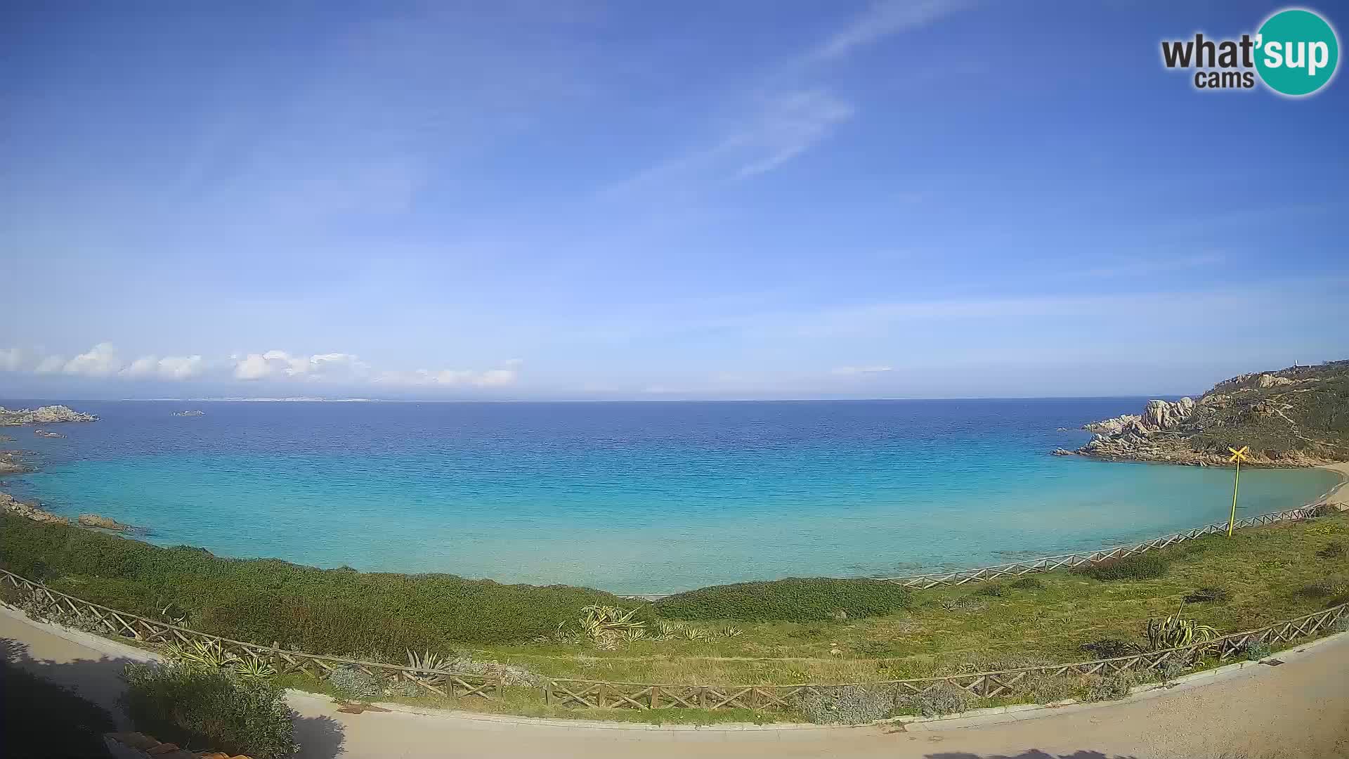 Web kamera plaže Rena Bianca – Santa Teresa Gallura – Sardinija