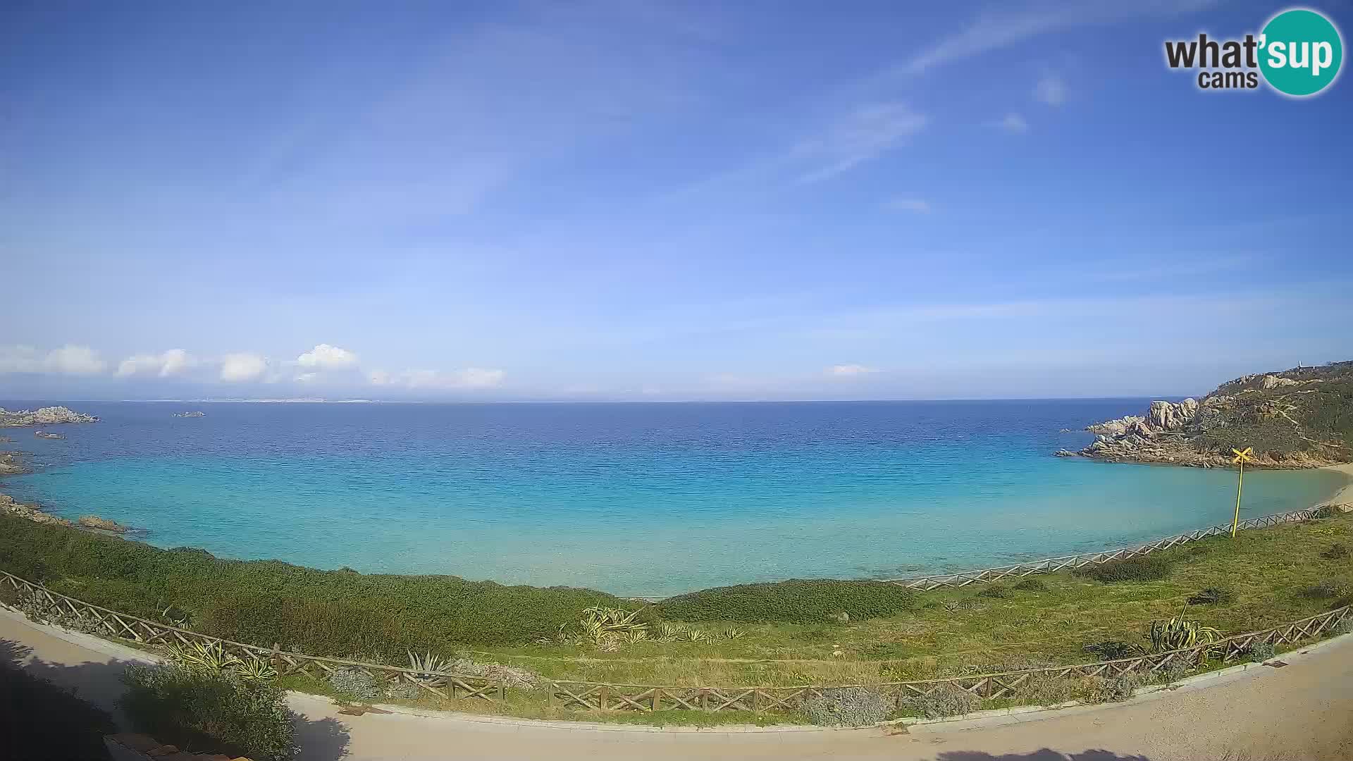 Webcam Spiaggia Rena Bianca – Santa Teresa Gallura – Sardegna