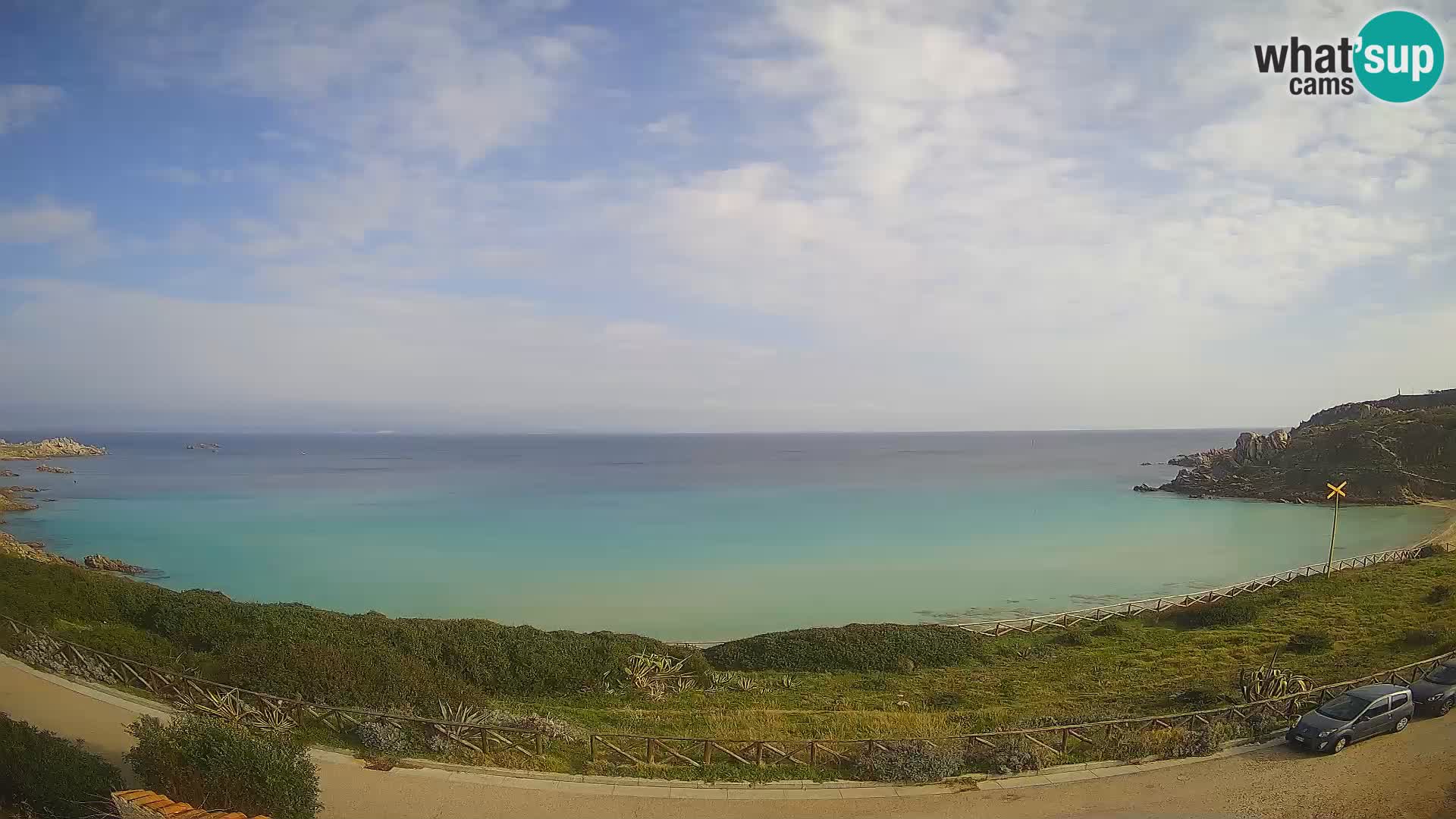 Spletna kamera plaža Rena Bianca – Santa Teresa Gallura – Sardinija