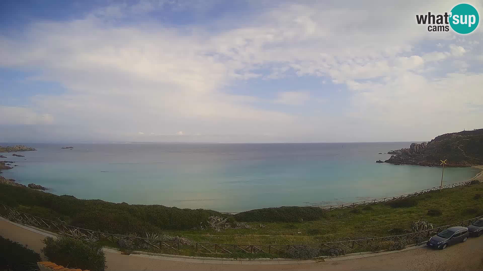 Spletna kamera plaža Rena Bianca – Santa Teresa Gallura – Sardinija