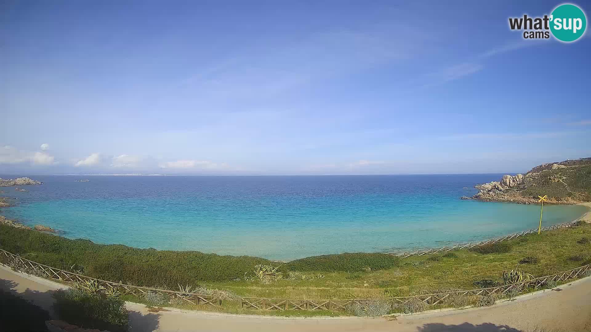 Cámara web playa Rena Bianca – Santa Teresa Gallura – Cerdeña