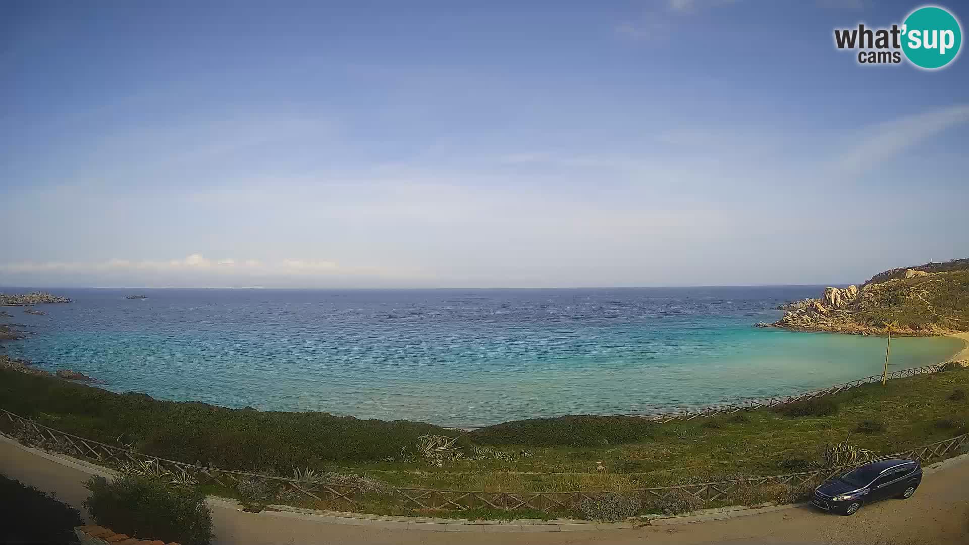 Spletna kamera plaža Rena Bianca – Santa Teresa Gallura – Sardinija