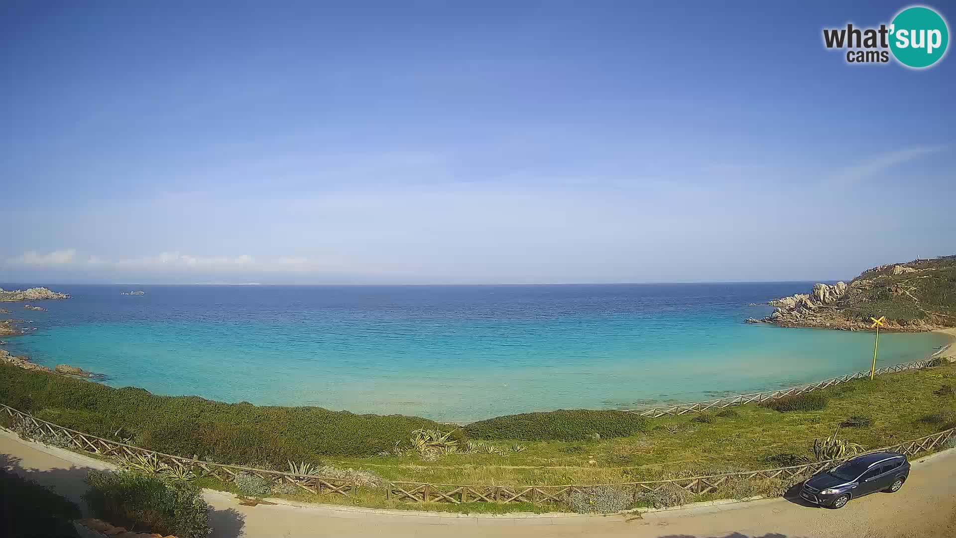 Spletna kamera plaža Rena Bianca – Santa Teresa Gallura – Sardinija