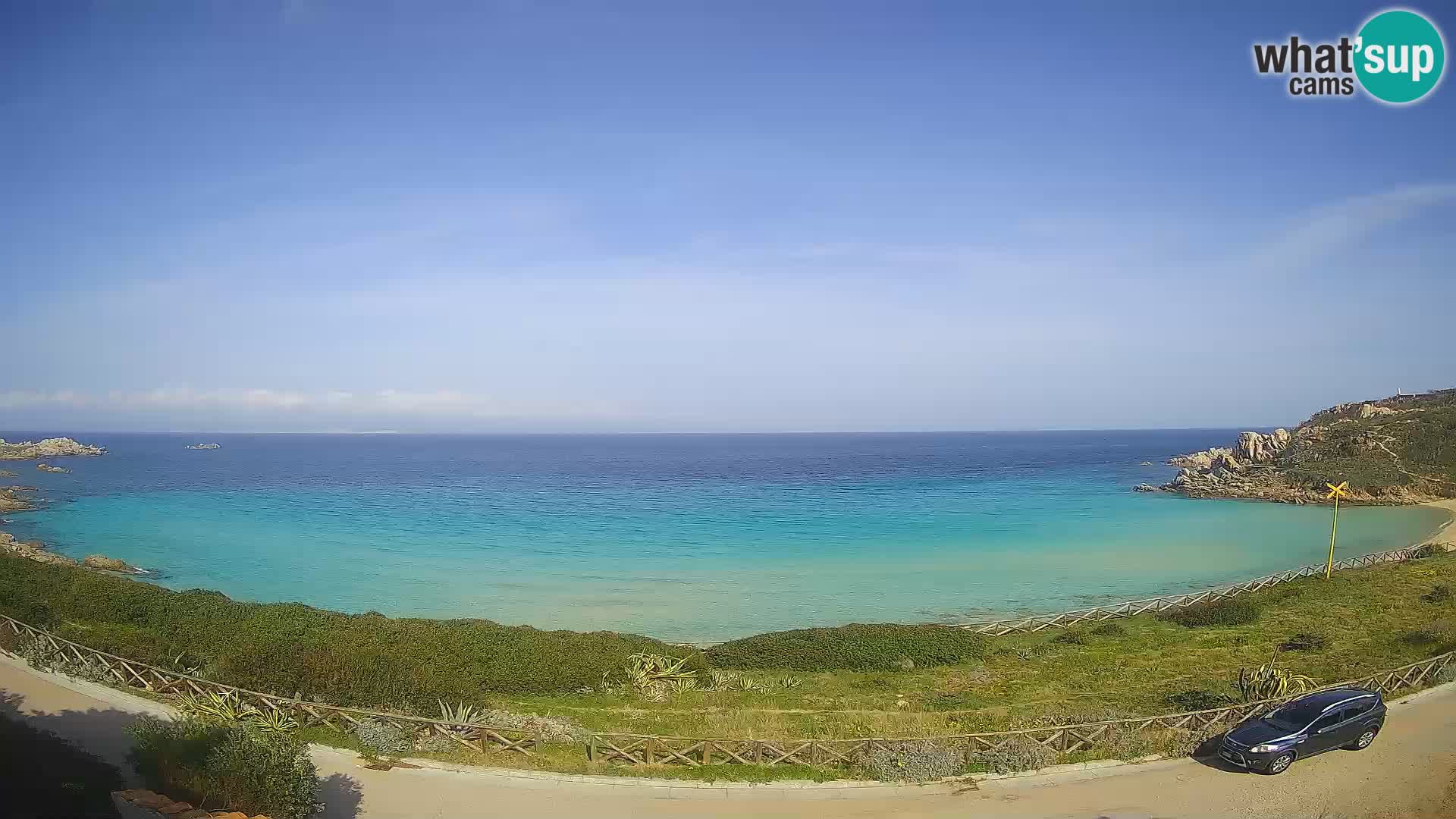 Web kamera plaže Rena Bianca – Santa Teresa Gallura – Sardinija