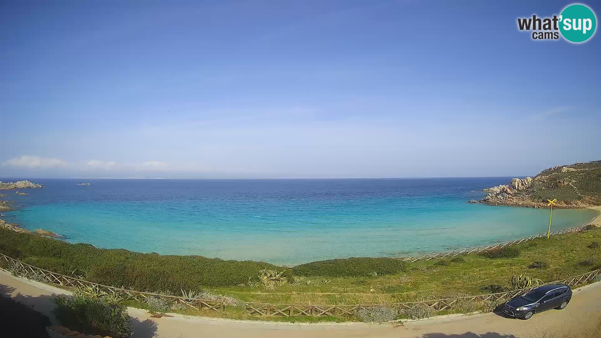 Spletna kamera plaža Rena Bianca – Santa Teresa Gallura – Sardinija