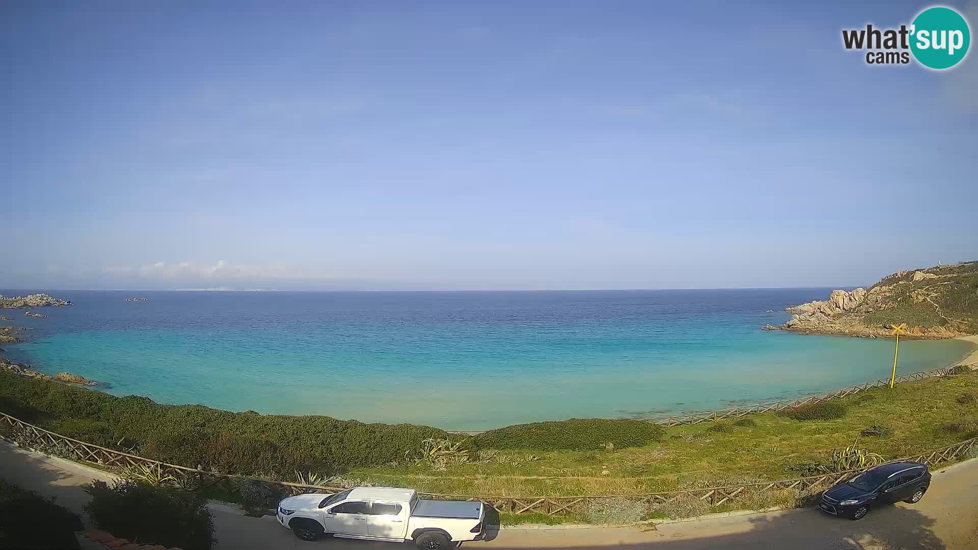 Webcam Rena Bianca beach – Spiaggia Rena Bianca – Santa Teresa Gallura – Sardinia