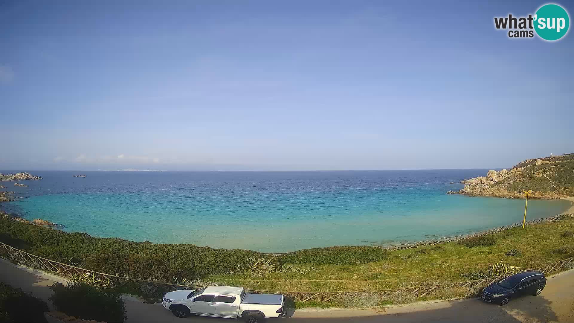 Webcam Rena Bianca beach – Spiaggia Rena Bianca – Santa Teresa Gallura – Sardinia